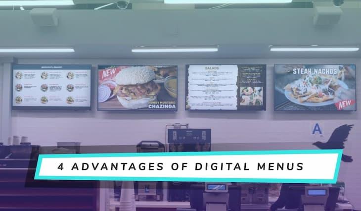 4 Advantages of Digital Menu Boards Over Static Menu Boards