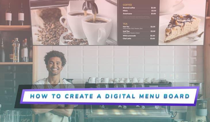 How To Create A Digital Menu Board