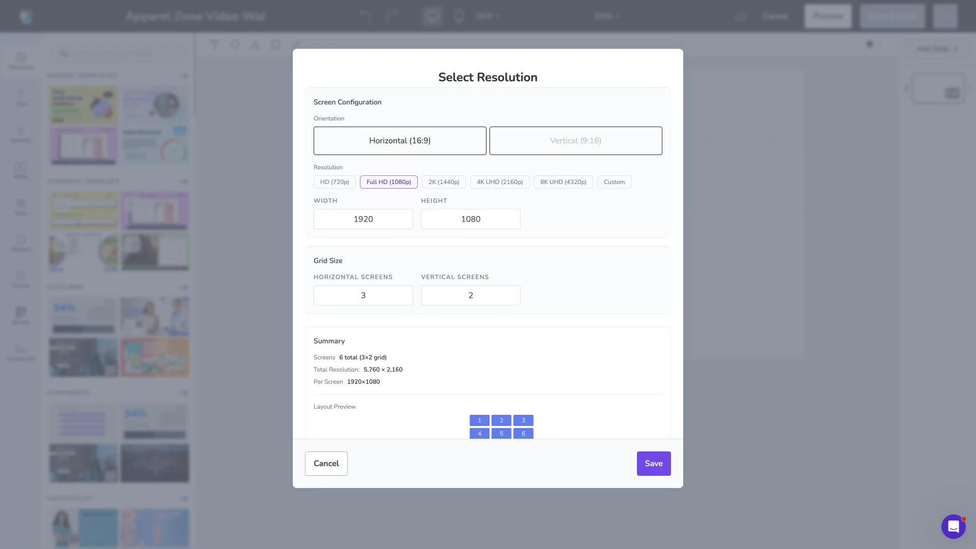 Layout control