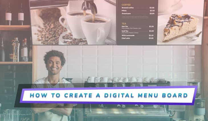 How To Create A Digital Menu Board