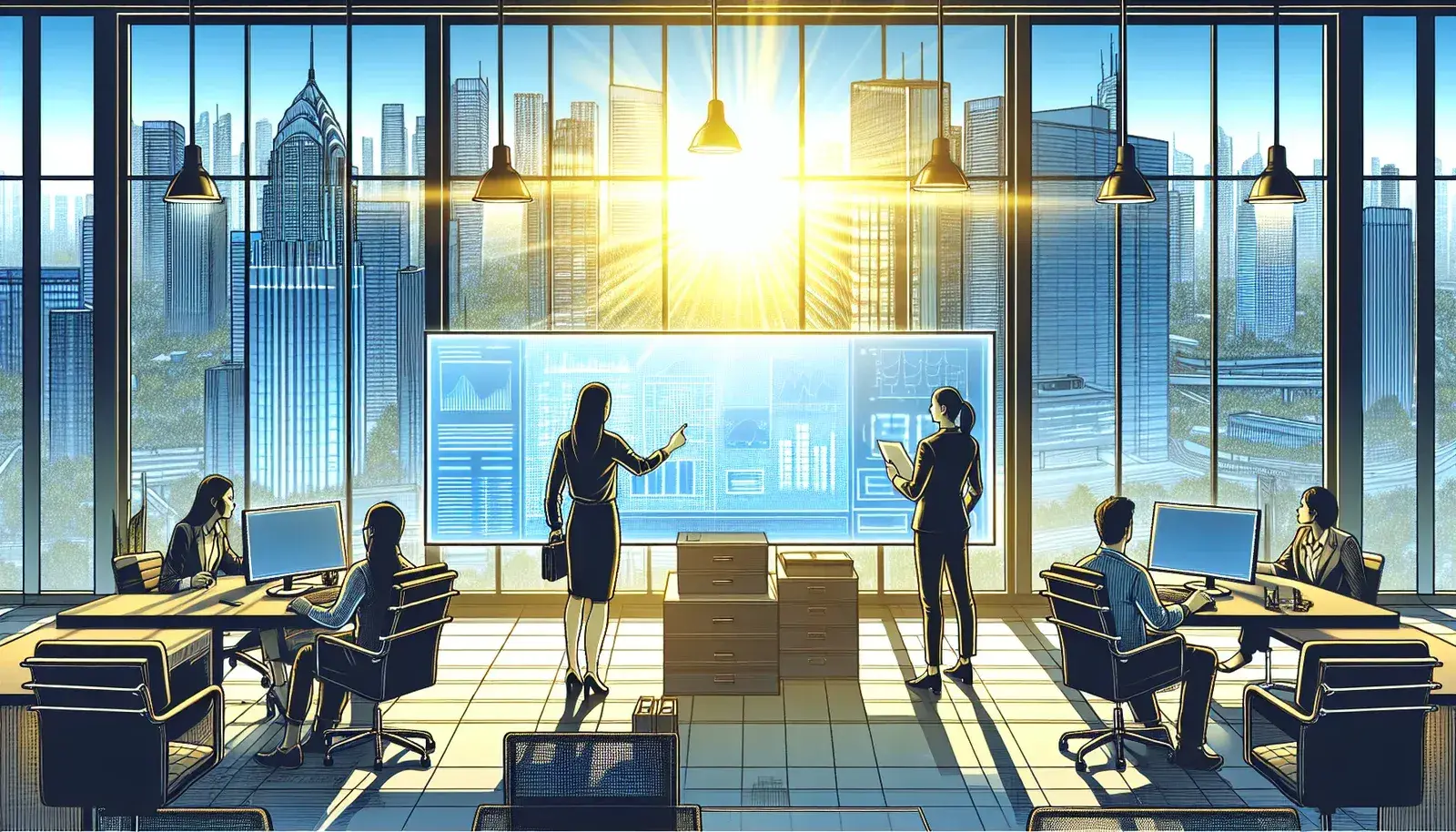 Optimize Office Digital Signage Visibility with Sun Glare Solutions