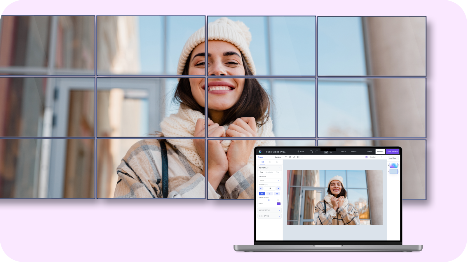 Video wall configuration